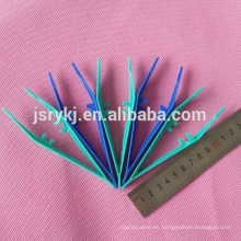 China clavija médica desechable pinza de plástico esponja pinzas 12cm 2015